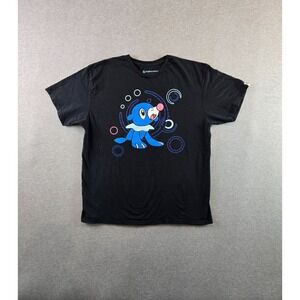 Pokémon Center T Shirt Mens XL Black Popplio Graphic Tee Official